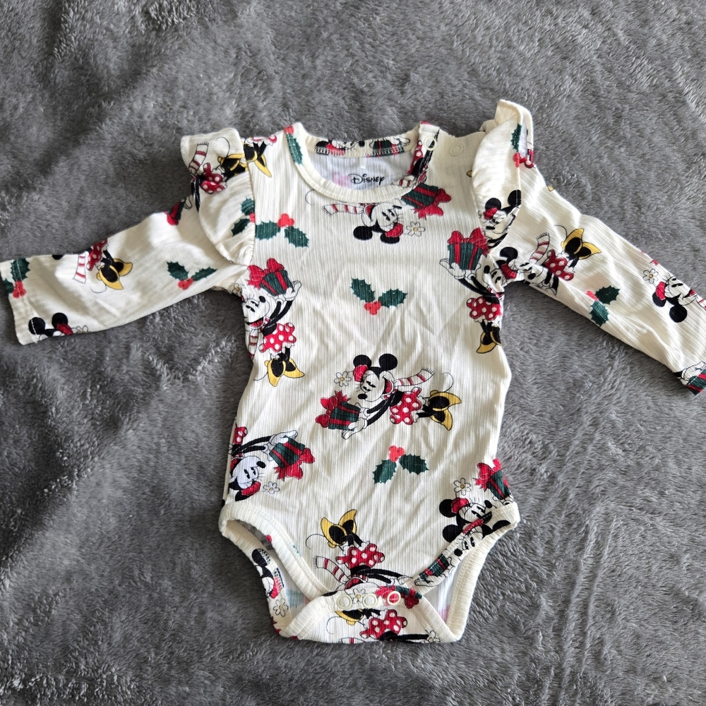 NWOT Posh Peanut Chirstmas Disney Bodysuit
